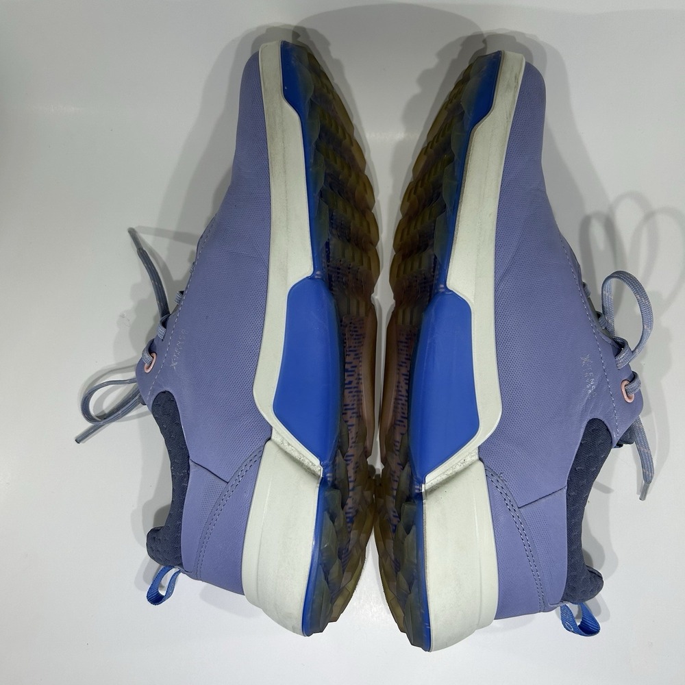 ECCO Golf Biom Hybrid Womens 8-8.5 Purple Blue Leather Cleated Shoes 39 - Picture 3 of 8